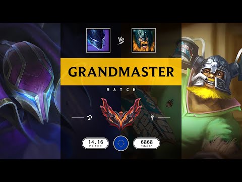 Grandmaster Match: Super Nocturne vs Super Olaf - EUW server Patch 14.16