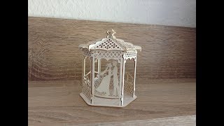 3D Chipboard - Pavillion / Wie baut man den zusammen? #Anleitung #How to do