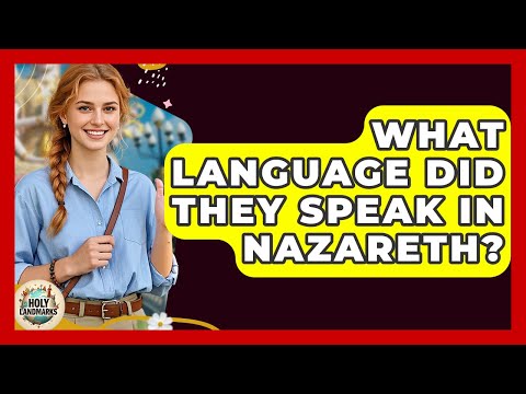 What Language Did They Speak In Nazareth? - Holy Landmarks