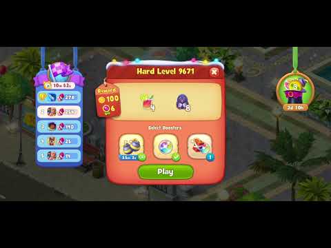 New Hard Level 9671 ▪︎ no hacks, real play ☆ Gardenscapes by Anne