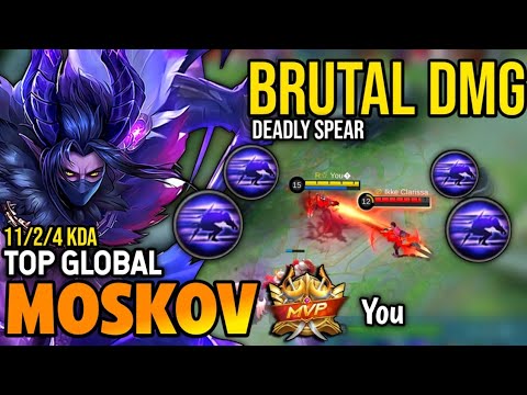 MOSKOV BEST BUILD 2022 | TOP GLOBAL MOSKOV GAMEPLAY | MOBILE LEGENDS✓