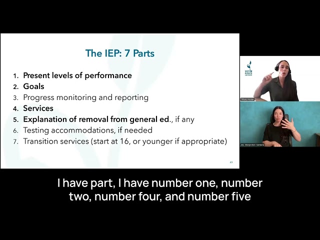 How 504 Plans and IEPs can Support Survivors’ Needs in K-12 Schools, Pt. 3 (English)
