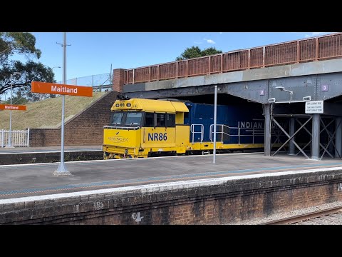 Pacific National NR86, NR97, AN8 & NR53 with 4MB4 at Maitland - 8/12/22