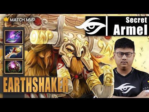 Earthshaker Mid | Secret.Armel | A LITTLE WARM UP FOR RIYADH MASTER 2023 | 7.33e Gameplay Highlights