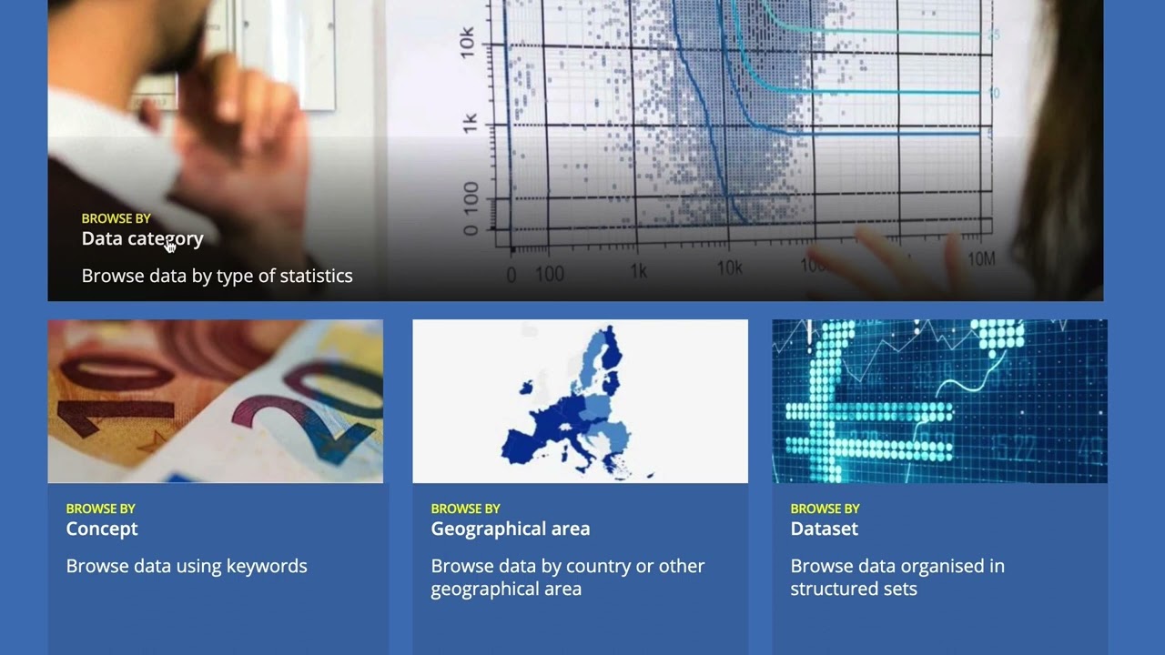 ECB Data Portal tutorial: Data browsing and filtering