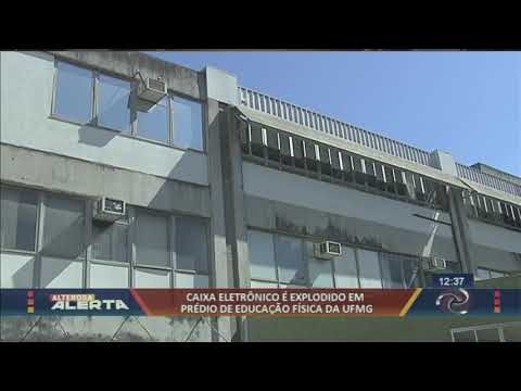 Explosão de caixa eletrônico em prédio da UFMG