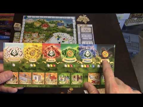 Matt's Boardgame Review Episode 357: Palaces of Carrara