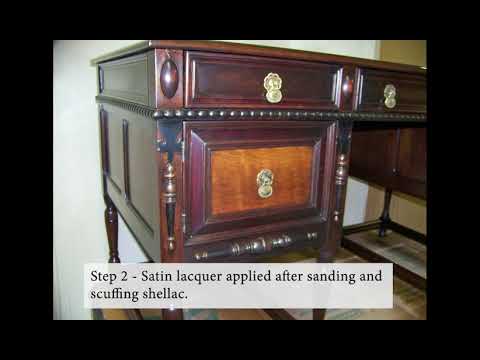 How I Restored A 100 year Old Antique Desk