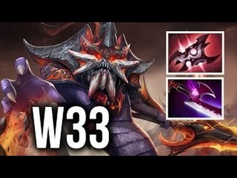 Dota 2 - w33 Slardar 8000 MMR intense Game vs VeloNe Invoker