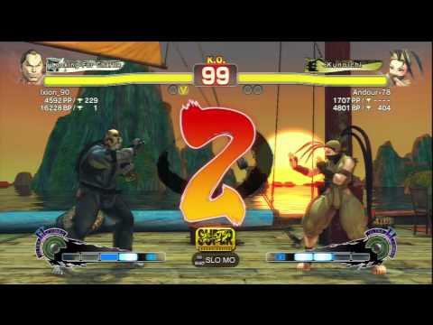 Ixion_90 (Dan) Vs Andour-78 (Ibuki) SSF4 AE Ranked Matches - PSN