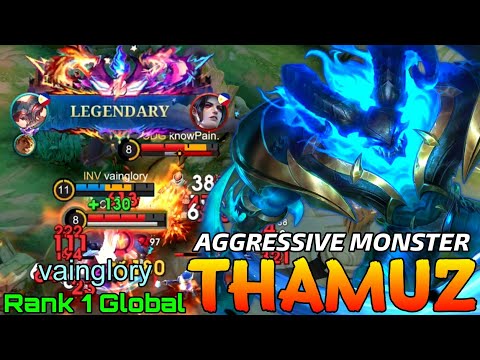 Legendary Thamuz Aggressive Monster - Top 1 Global Thamuz by vainglory - Mobile Legends