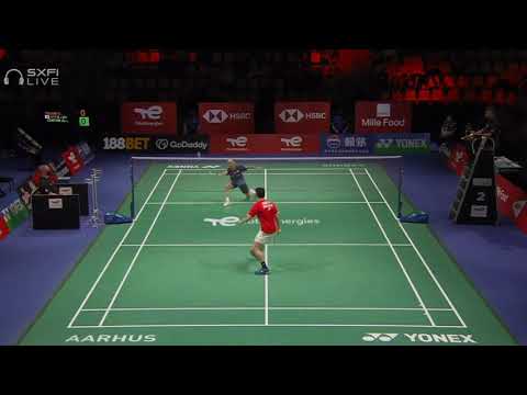 "Tsuneyama vs Cheam June Wei" BWF Thomas and Uber Cup Finals 2020