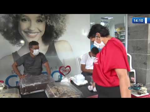 O DIA NEWS 18 03 20  Vendedor ambulante de aÌlcool gel no centro de Teresina