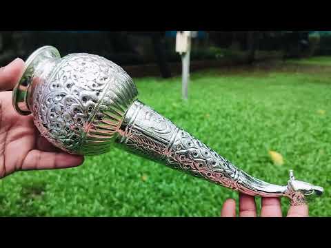 Divine Exclusive Handmade Vedic Gaumukhi Shringi for Abhishek video