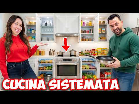 VLOGVI : SISTEMIAMO  E RIORGANIZZIAMO L'INTERA CUCINA DI CASA MGFC..