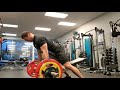 Strict OHP 190x10, 165x13, Transformer Squat, Incline Row w/ commentary