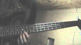 As Blood Runs Black - Pouring Reign (Bass cover) 100% excelent