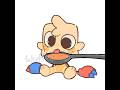 The Spoon Feeding Trend But With Goob Dandy S World Dandysworld Animation