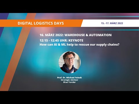 DLOD22: How can AI & ML help to rescue our supply chains?