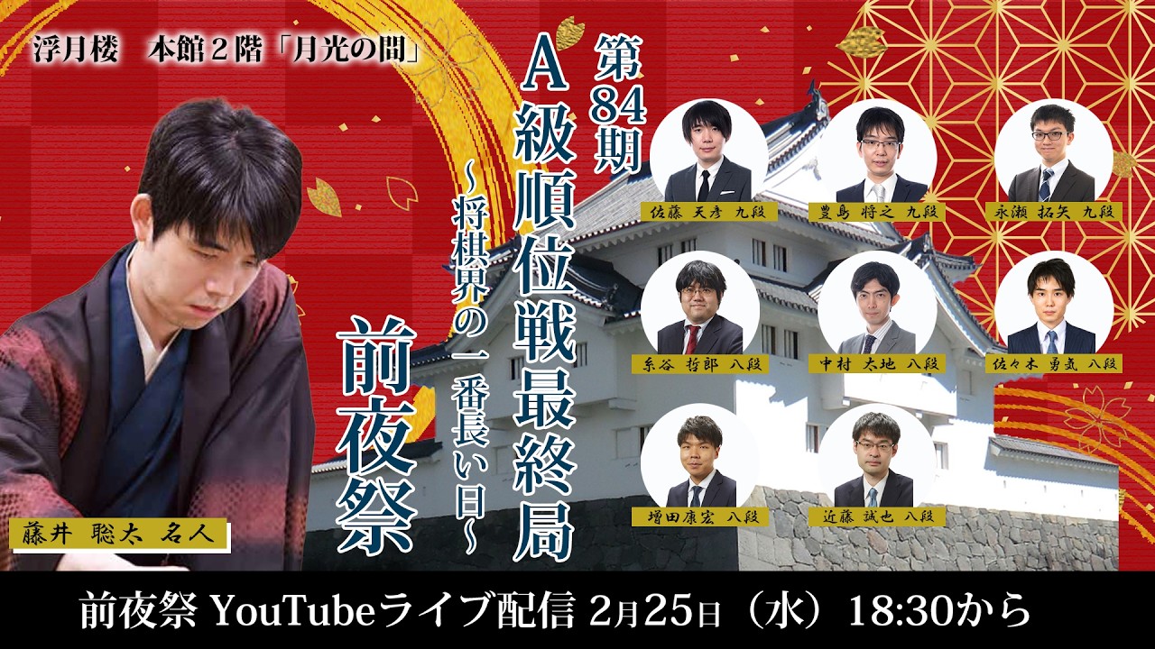 第84期順位戦A級最終局静岡対局前夜祭
