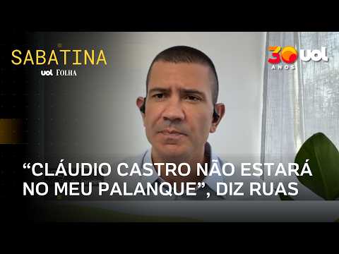 Cláudio Castro não estará no meu palanque, diz Douglas Ruas sobre ex-governador do Rio de Janeiro