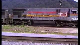 preview picture of video 'Northbound departing Erwin, Tn. (1990)'