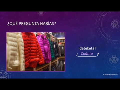 Let's Talk Taíno en español 78 - Pregunta en taíno: ¿Cuánto?