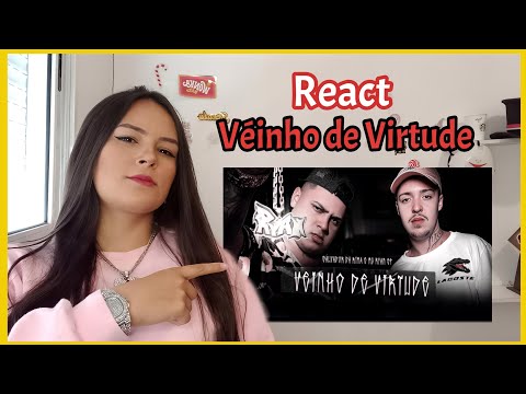 REACT - VÉINHO DE VIRTUDE - Salvador da Rima feat. MC Ryan SP (Prod. Caio Passos)