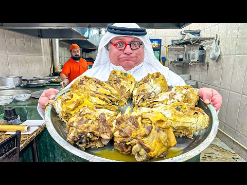 Kuwait Food Tour 🇰🇼 | Sheep’s Head Breakfast & Iranian-Kuwaiti Feast at Al Mubarakiya Bazaar