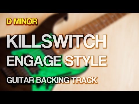 Killswitch Engage Style Guitar Backing Track [ D Minor / Drop D ]