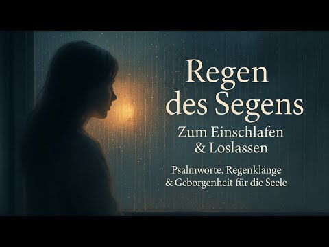 Regen des Segens – Psalmen & Bibelverse zum Einschlafen 🌙 | Trost, Heilung & Frieden in Gottes Regen