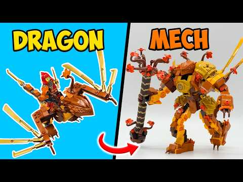 I Turned 3 Ninjago Dragons into CUSTOM Mechs!