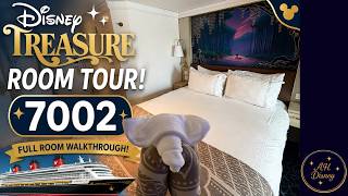 Disney Treasure Cabin 7002 | Full Ocean view Cruise Room Tour