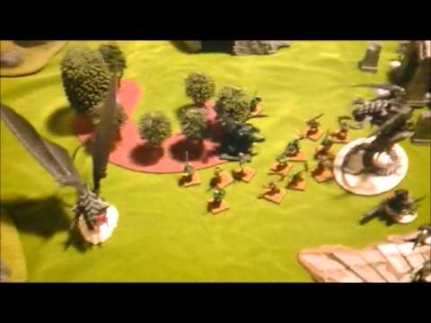 Warhammer 40K Battle Report - Chaos Daemons VS Tyranids - 1750pts - The Scouring - Hammer & Anvil