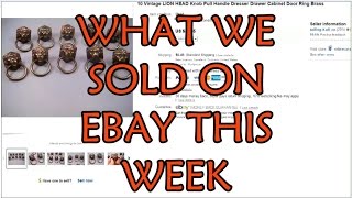 What we sold on ebay - Prescription Eyeglasses, Brass Pulls, Earrings - Dorky Thrifters