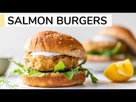 SALMON BURGER | easy canned salmon recipe