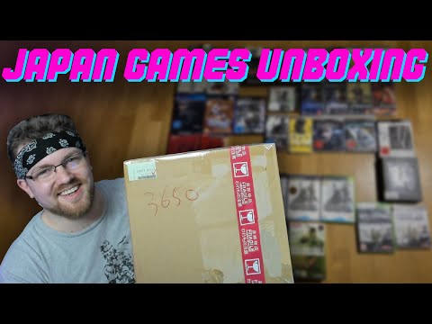 Huge Videogame Unboxing from Japan!