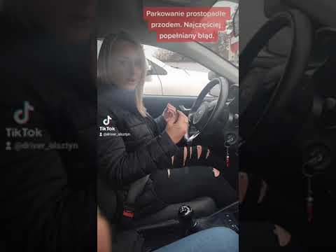 Parkowanie prostopadłe przodem, wyjazd tyłem. Najczęściej popełniany błąd.