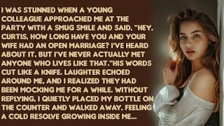 I was stunned when a young colleague approached me at the party with a smug smile....