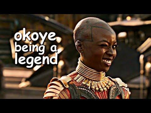 okoye being the legend she is for about three minutes