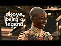 okoye being the legend she is for about three minutes