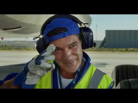 I'm So Excited 2013 trailer still of the three stewards mid dance routine to pop music