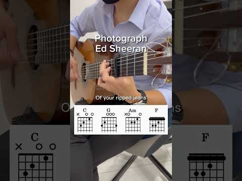 Photograph by Ed Sheeran #guitartutorial #guitarcover #beginner #chords