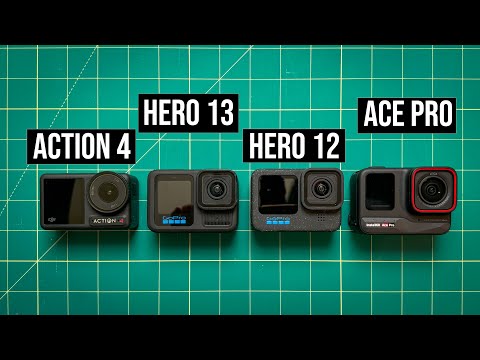 GoPro Hero 13 vs Hero 12 vs DJI Action 4 vs Insta360 Ace Pro