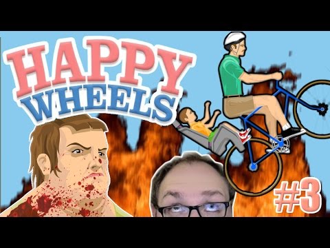 ハッピーウィール おかしな瞬間 第3回｜人間のインフルエンザの治療法を発見! (Happy Wheels Funny Moments #3 | CURE FOR MAN FLU FOUND!)