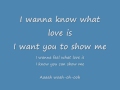 I want to know what love is - Foreigner (Lyrics ...