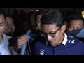 Sandi pamer jaket hasil rancangan putra Prabowo Sandi pamer jaket hasil rancangan putra Prabowo