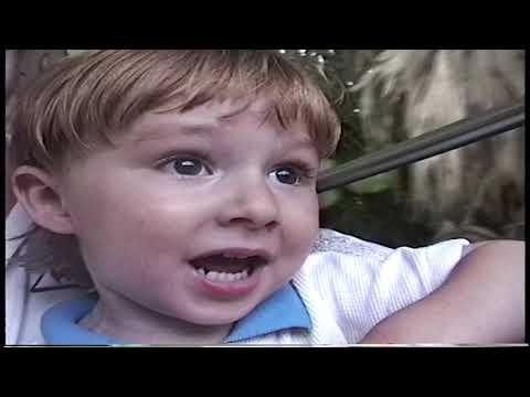 Dusty, 2, at Disneyworld, meeting Venus and Serena