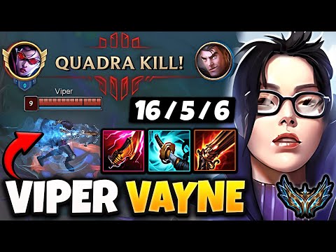 Vayne vs Zeri ADC [ HLE Viper ] Patch 14.5 Korea Challenger ✅