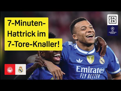 Olympiakos Piräus - Real Madrid | UEFA Champions League | DAZN Highlights